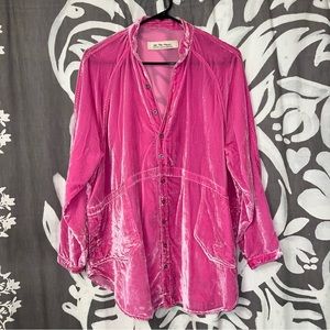 Free People Velvet Summer Daydream Buttondown SOLD OUT!